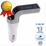 TD® Transmetteur FM de Voiture LCD/ Kit de voiture Lecteur MP3 sans fil Bluetooth Transmetteur Modulateur FM USB SD