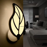 TD® Lampe LED de Chevet / Applique Murale d’intérieur très lumineux et moderne en Acrylique / idéal pour chambre/ Décoration Florale