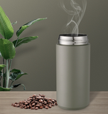 TD® Tasse à café bureau en acier inoxydable flacon à vide tasse à café mode étudiant portable créatif voiture entreprise tasse à eau