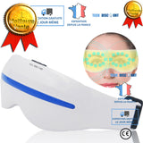 TD® masseur oculaire yeux électrique avec chaleur cerne intelligent anti fatigue infrarouge silencieux blanc vibrations santé relaxa