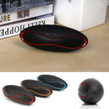 TD® mini enceinte portable puissant waterproof ovale smartphone bluetooth usb noir rouge haut parleur appels mains libres usb téléph