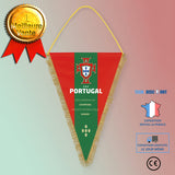 Drapeau du Portugal Coupe d'Europe C Fans de Ronaldo Périphérique Équipe nationale du Portugal Drapeau de fanion Logo de l'éq