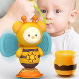TD® Petite histoire d'abeille machine hochet alimentation salle à manger chaise ventouse berceuse jouet de bain jouets