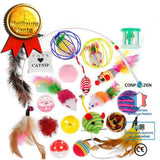 Ensemble de jouets pour chats pour  animaux  de  compagnie  Ensemble  de  combinaisons  de couleurs pour souris et chats en p