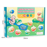 TD® Jouet de tapette à mouches en bois pour enfants Version anglaise Jeu société de tapette mouches pour entraînement à la concentra