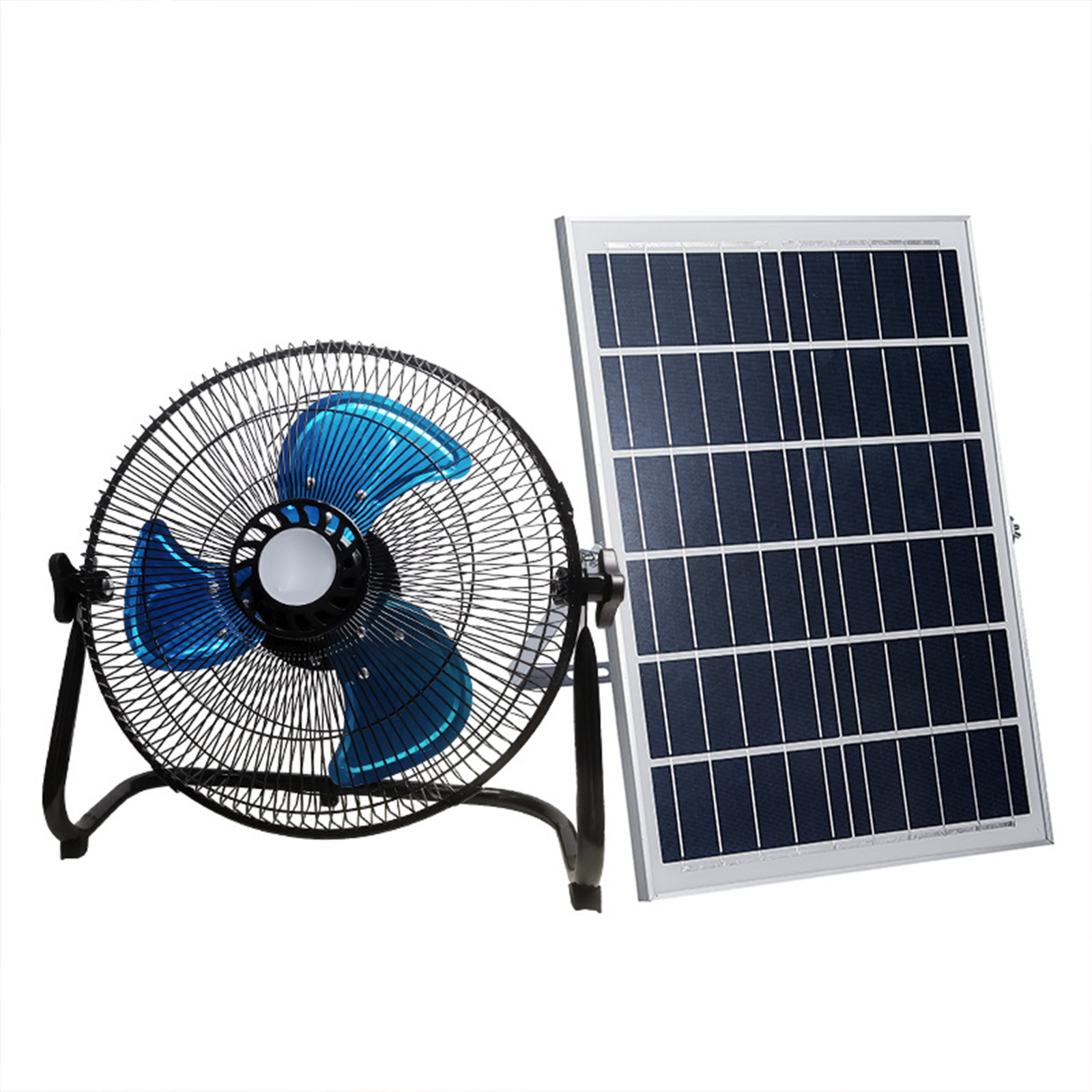 Mini panneau solaire 62, ventilateur portable, 7W, 8 pouces, pour serre,  bureau, extérieur, maison de chien