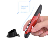 TD® souris sans fil ajustable stylo ergonomique silencieuse modèle vertical rechargeable ordinateur portable bureau tablettes smartp