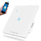 10A Commutateur intelligent un seul contrôle ouvert simple feu zéro feu WIFI assistant vocal commutateur de contrôle APP