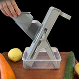 TD® Coupe-légumes multifonction en acier inoxydable trancheuse de cuisine melon fruits légumes râpe à haricots broyeur domestique