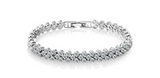 TD® Bracelet en Zircon Artificiel pour Femme Bijoux Fantaisie Charms Fantaisie Brillance Transparence Usage Quotidien ou Occasionnel