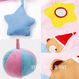 TD® Tapis d'éveil jeu pour bébé couverture sol rampant jouet support amusement mignon fatigue dormir sommeil rose coloré petit migno