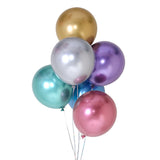 TD® LOT de 50 ballons nacrés métallique DORE OR 100% latex - Ballon décoatif anniversaire, fête, reception...- Ballon de baudruche