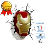 TD® Decoration De Table - Centre De Table QJ4ZD Veilleuse 3D Iron Hand Marvel