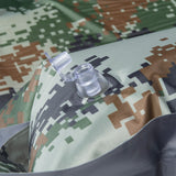TD® Coussin gonflable automatique simple à neuf points, tapis de camping épissable, coussin d'oreiller portable