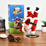 TD® Décorations de Noël Handstand électrique hip-hop Poupée Père Noël Créativité de Noël Jouets pour enfants Ornements Ornements de