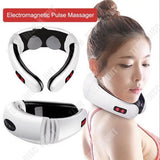 TD® Masseur de cou cervical portable 3D à impulsion Appareil de massage nuque électrique Intelligent multifonctionnel physiothérapie