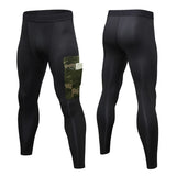 Pantalons de sport pantalons de fitness pour hommes poche camouflage PRO training running pantalons de sport et de loisirs à
