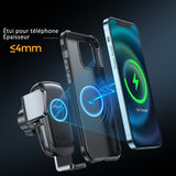 TD® Support de téléphone portable de sortie d'air de voiture pour support de charge sans fil de téléphone portable de 4,7 à 6,8 pouc