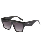TD® Lunettes de soleil carrées pour hommes et femmes de même style Grandes lunettes de soleil carrées rétro européennes et américain