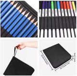 Ensemble de peinture 40 pièces crayons de couleur solubles dans l'eau ensemble de peinture kit de peinture d'art étudiant cra