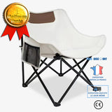TD® Chaise pliante extérieure Camping lune chaise audacieuse épaisse Portable pêche tabouret loisirs chaise arrière Art étudiant cro