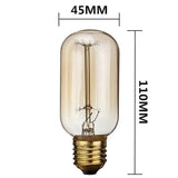 TD® Ampoule Lumière Lampe Edison Filament Carbone 60W Incandescente Vintage Style 220V