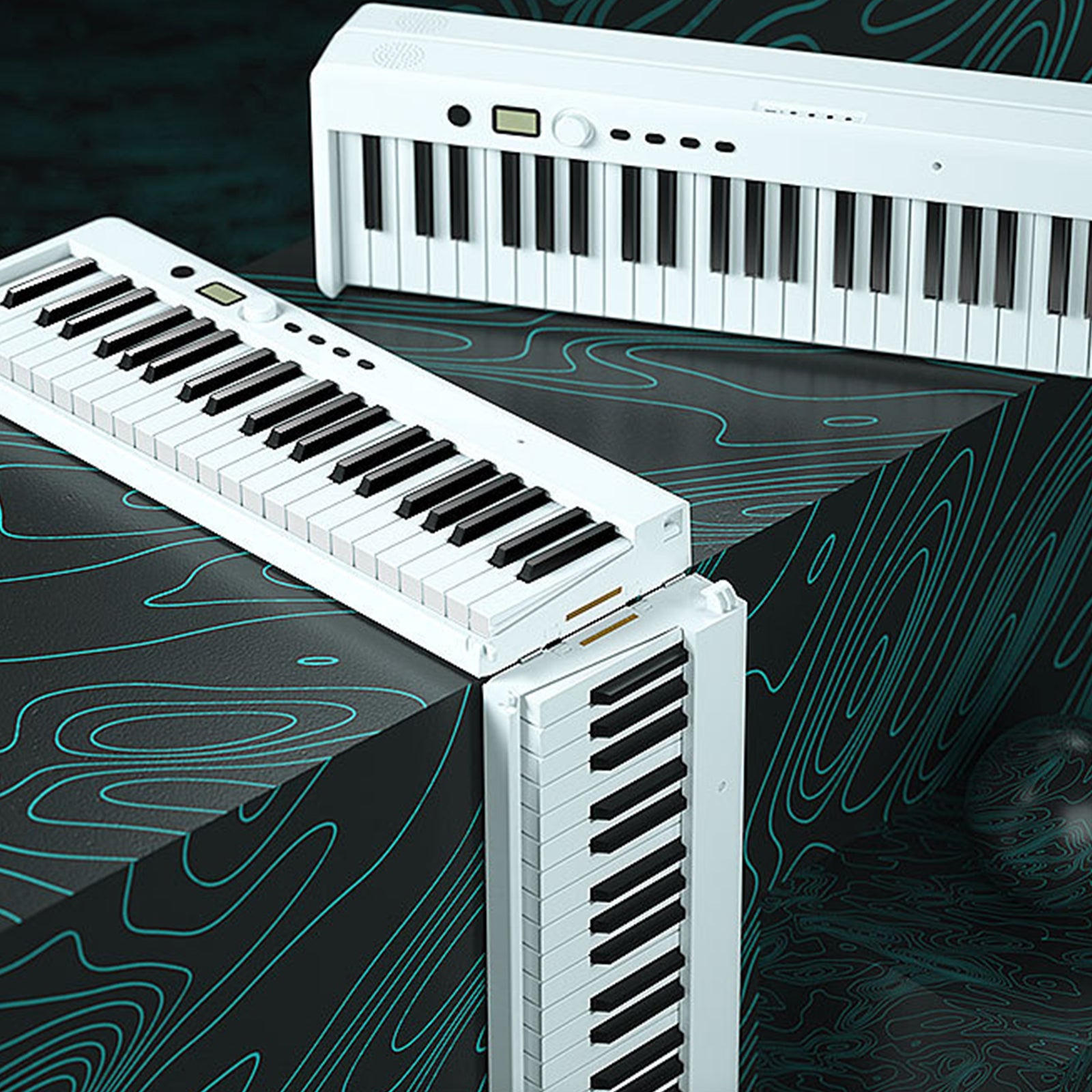 Clavier de piano flexible 88 touches 140 sons Clavier de piano flexible 88 touches 140 sons