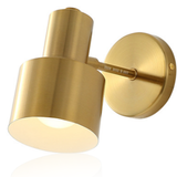 TD® LED Applique Murale RéGlable Direction Miroir Salle de Bains LumièRe DoréE Escalier LumièRe Chambre Fer Lampe de Mur