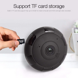 INN® Caméra sans fil V380 360 ° caméra de surveillance réseau infrarouge panoramique caméra grand public et commerciale petit écran
