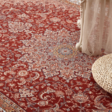 TD® Tapis Persan à Motif de Table Basse Salon Tapis Vintage Rectangulaire 140x200cm Style