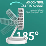 TD® Ventilateur pliant 3 vitesses haute vitesse du vent ventilateur de bureau d'été intérieur et extérieur ventilateur de charge pli