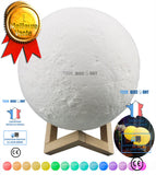 TD® Lumière lunaire Lune lumière LED intensité ajustable autonome décoration intérieur cadeaux écologique lampe de chevet design