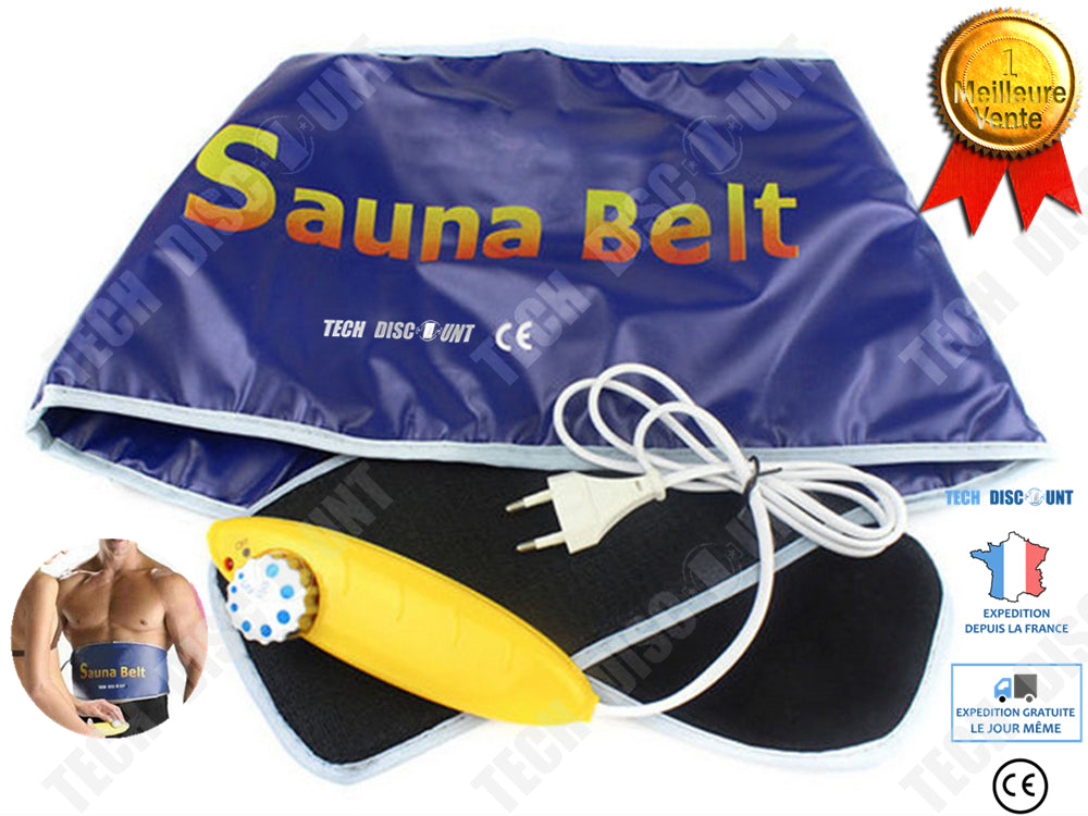 TD® ceinture de sudation électrique gaine abdominale amincissante soutien lombaire sauna gaine belt ventre plat brûle graisse réglab