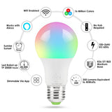 TD® Ampoule intelligente wifi contrôle à distance smart multi couleurs éclairage maison salon téléphone Apple Android musique origin