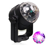 TD® Lampe boule jeu de lumières projecteur de scène voiture contrôle vocal USB led coloré disco fête magique lumière solide multicou