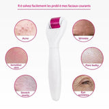 TD® Ensemble de rouleaux à micro-aiguilles quatre en un, rouleau de soin du visage, outil de maquillage de beauté du visage