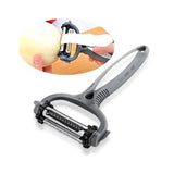 TD® Couteau à éplucher multifonctionnel créatif, Éplucheur de fruits et de légumes, Accessoire de cuisine professionel portable