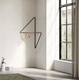 Cintre métal cintre coin coin tenture murale géométrique porte-manteau noir chambre salon étagère créative simple moderne sal