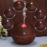 TD® Humidificateur d'aromathérapie à grain de bois USB130ML purificateur d'air humidificateur à ultrasons à billes pour cadeau à  ma