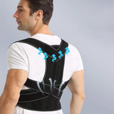 TD® Ceinture de correction du dos anti-bossu poitrine correcteur d'épaule ouvert ceinture de correction de posture code L