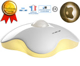 TD® Veilleuse de nuit bébé enfant adulte portable détecteur mouvement licorne usb led prise électrique musicale lumineuse voiture