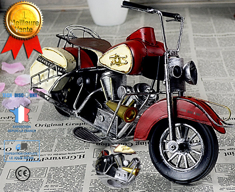 TD® maquette moto adulte enfant jouet retro de garcon miniature
