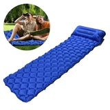 TD® Coussin gonflable de camping presse extérieure ultra-légère coussin gonflable automatique peut être épissé lit gonflable de camp