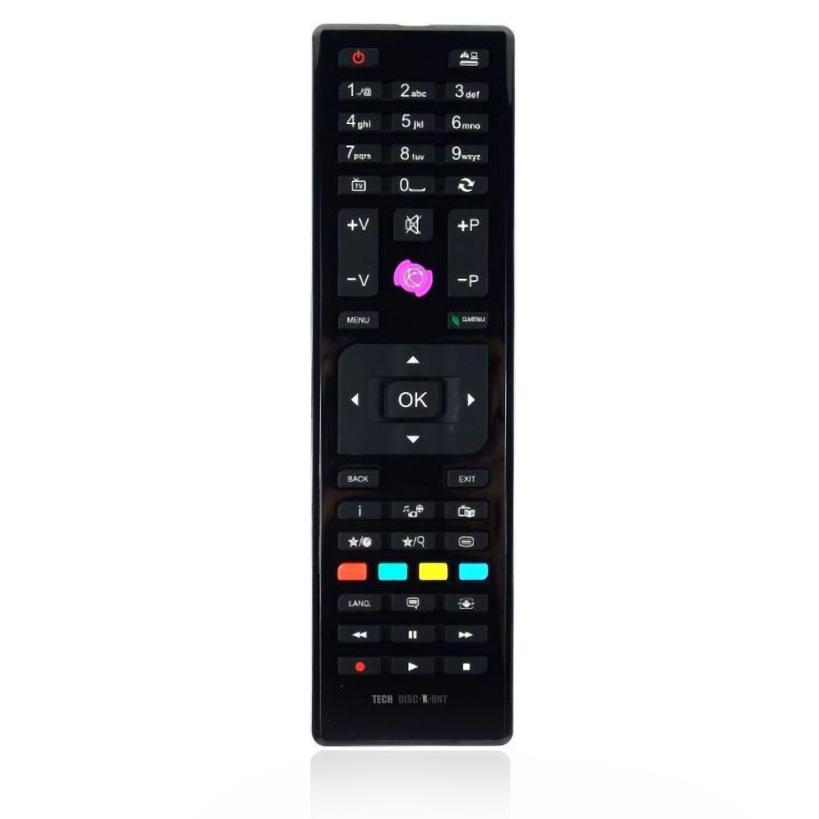 TD® Télécommande JVC HD TV RC4875/RC-4875 Spécifique Finlux BUSH compatible à plies contrôle télévision à distance infrarouge multim