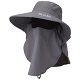 TD® Chapeaux de soleil pour hommes et femmes en plein air chapeau de cape couvrant le visage à grand bord