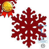 TD® 4 Pièces de Déco en Flocon de Neige/Déco de table/ Set de table de Noël/ Décor de vacances/ Napperon