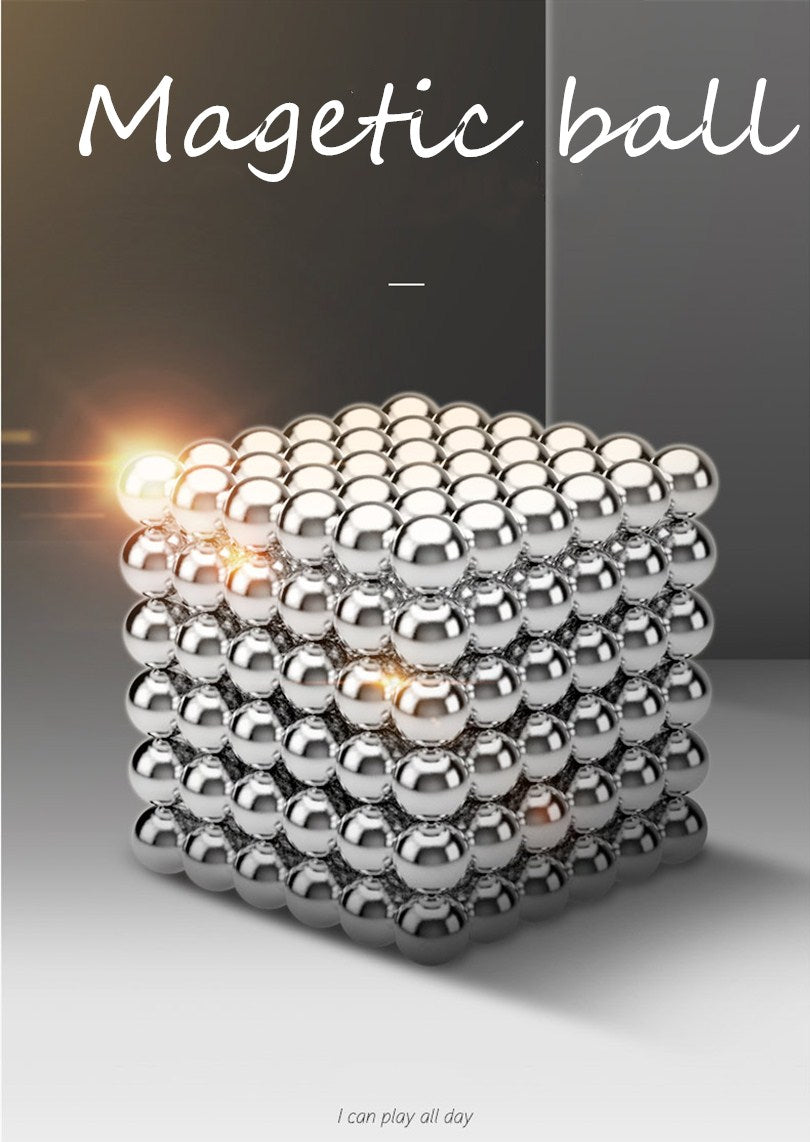3mm nouveau néodyme métal magique bricolage aimant boules magnétiques blocs  3mm Cube Construction jouets de Construction 216 pièces