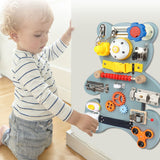 TD® Puzzle pour enfants ours occupé jeu de société bébé utilise  son  cerveau pour déverrouiller et déverrouiller des jouets en bois