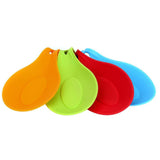 TD® Lot de 4 Repose-cuillère en Silicone pour Ustensiles de Cuisine