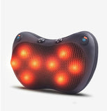 TD® Coussin de Massage Chauffant Shiatsu pour Cou Epaules Dos Cervicale, 4 Boules de Masseur pour Soulagement Musculaires